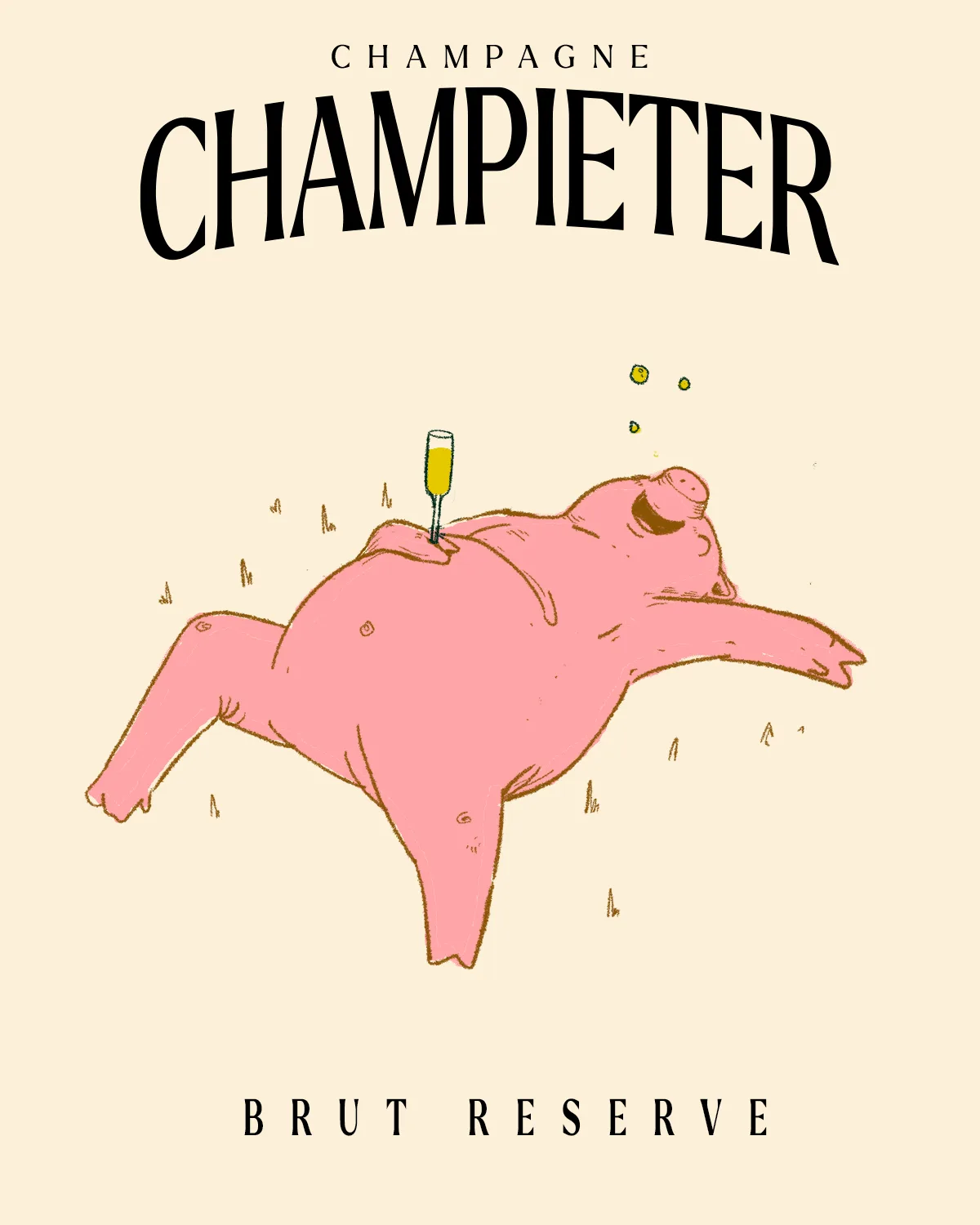 Champieter character illustration