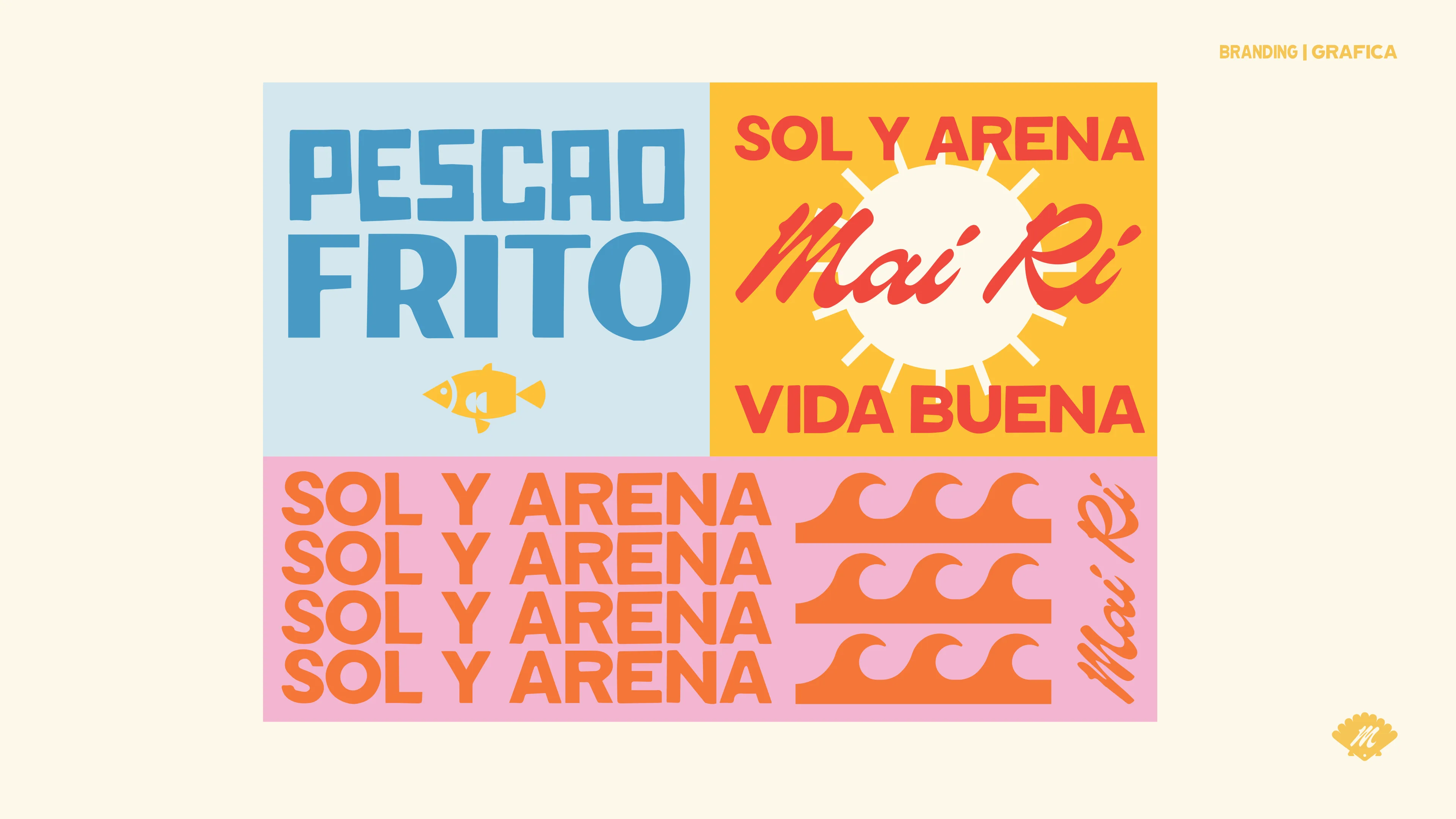 Mai Ri typographic poster