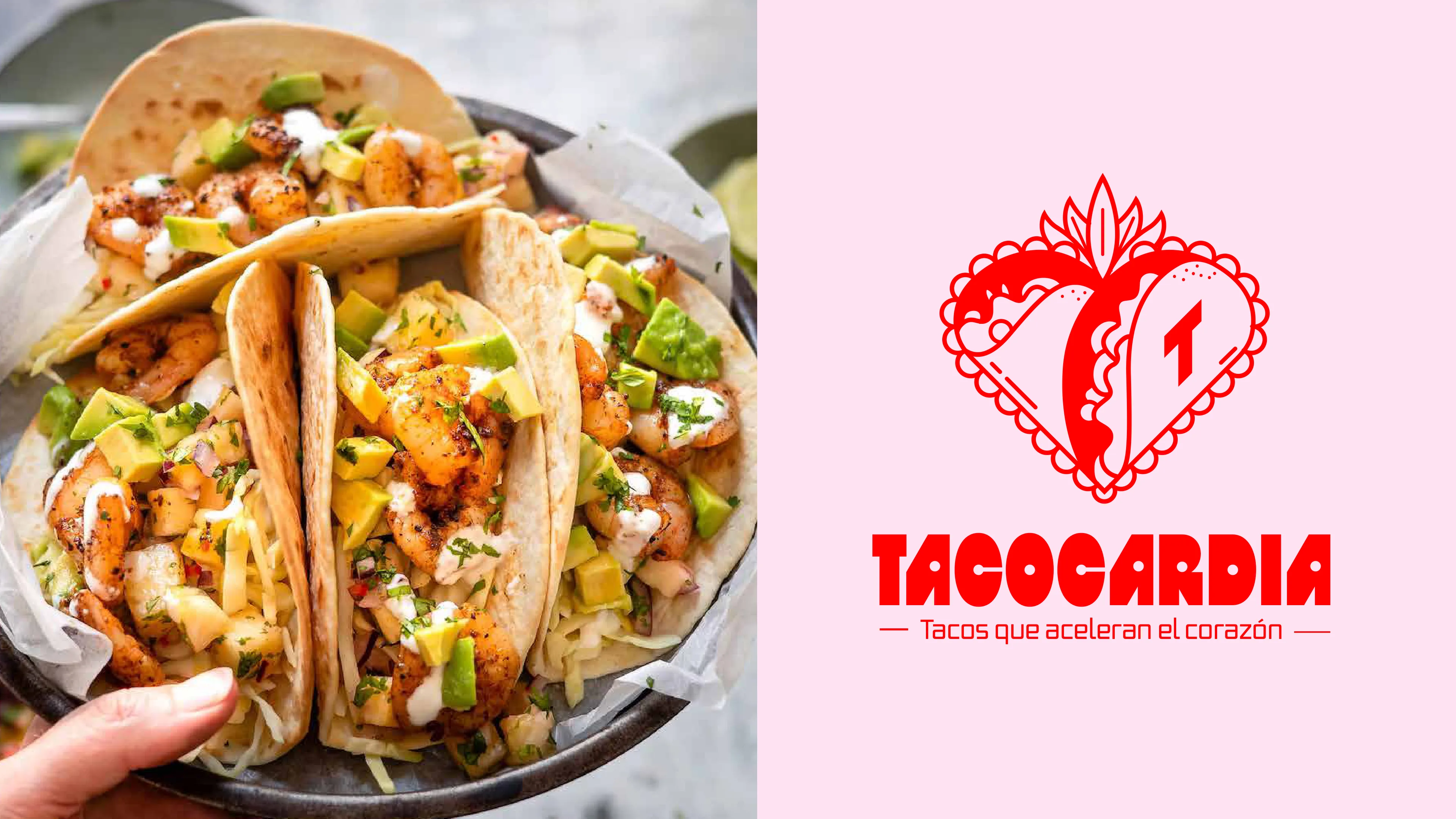 Tacocardia logo and taco photography