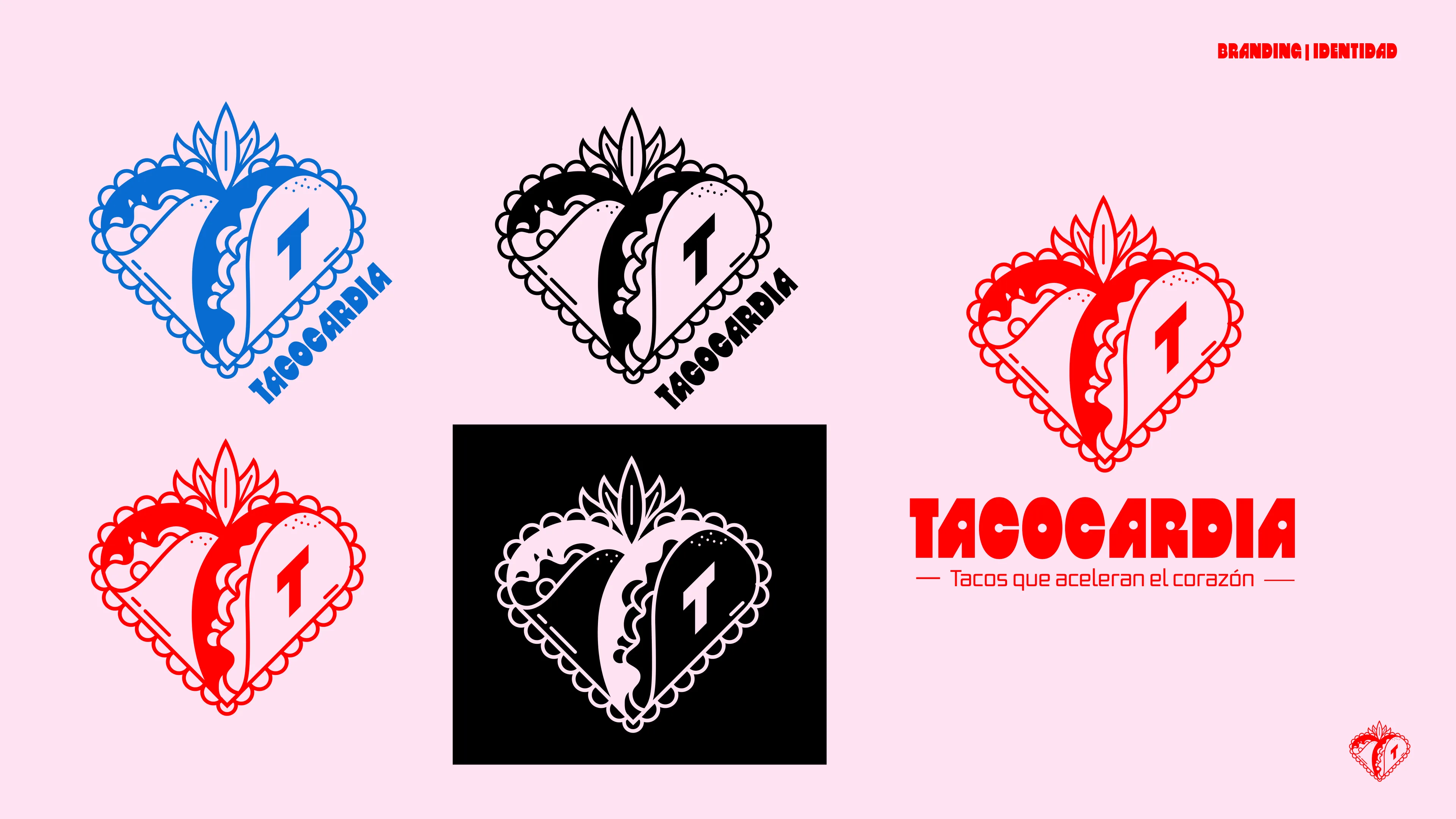 Tacocardia logo system and variations