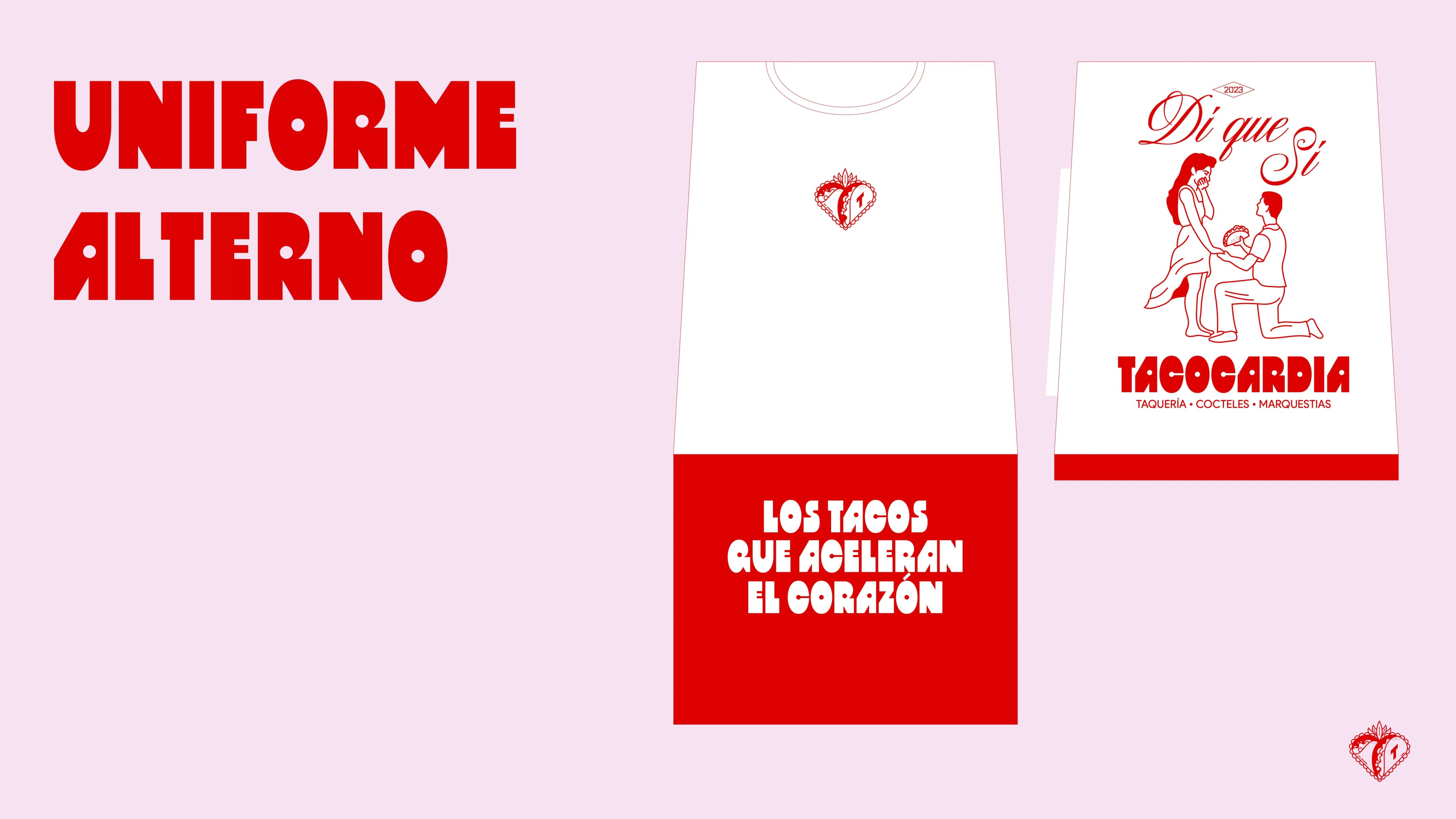 Tacocardia uniform and t-shirt designs