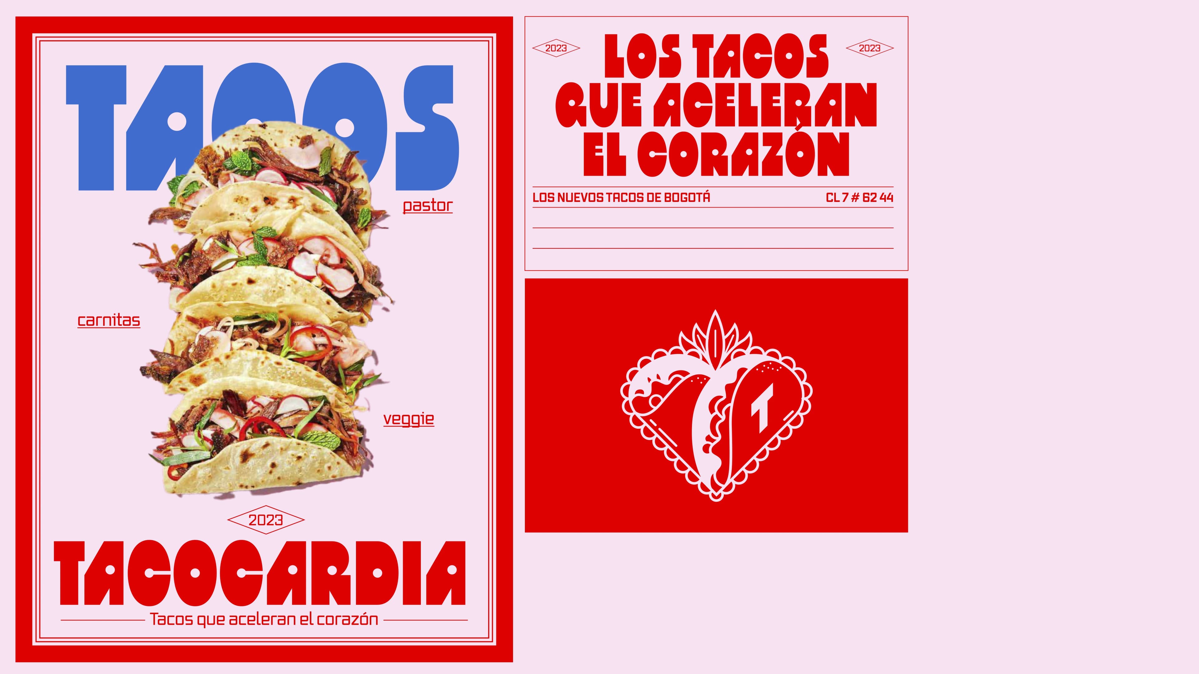 Tacocardia promotional posters and flyers